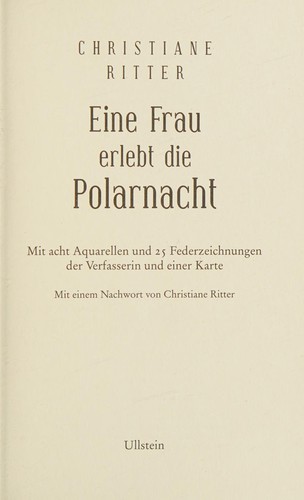 Christiane Ritter: Eine Frau erlebt die Polarnacht (2017)
