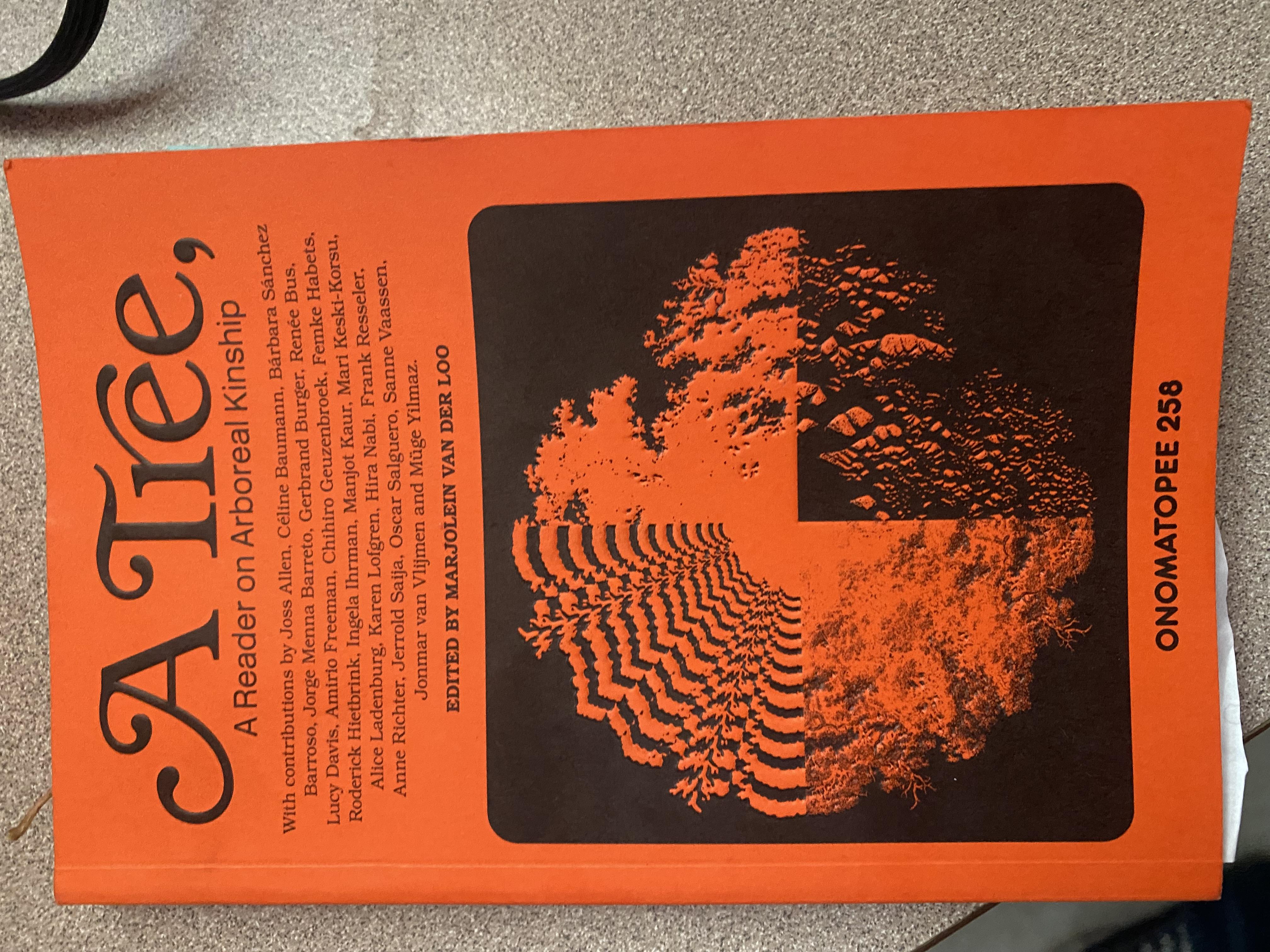 Marjolein van der Loo, Joss Allen, Jorge Menna Barreto, Bárbara Sánchez Barroso, Céline Baumann: Tree (2024, Onomatopee office and project-space)