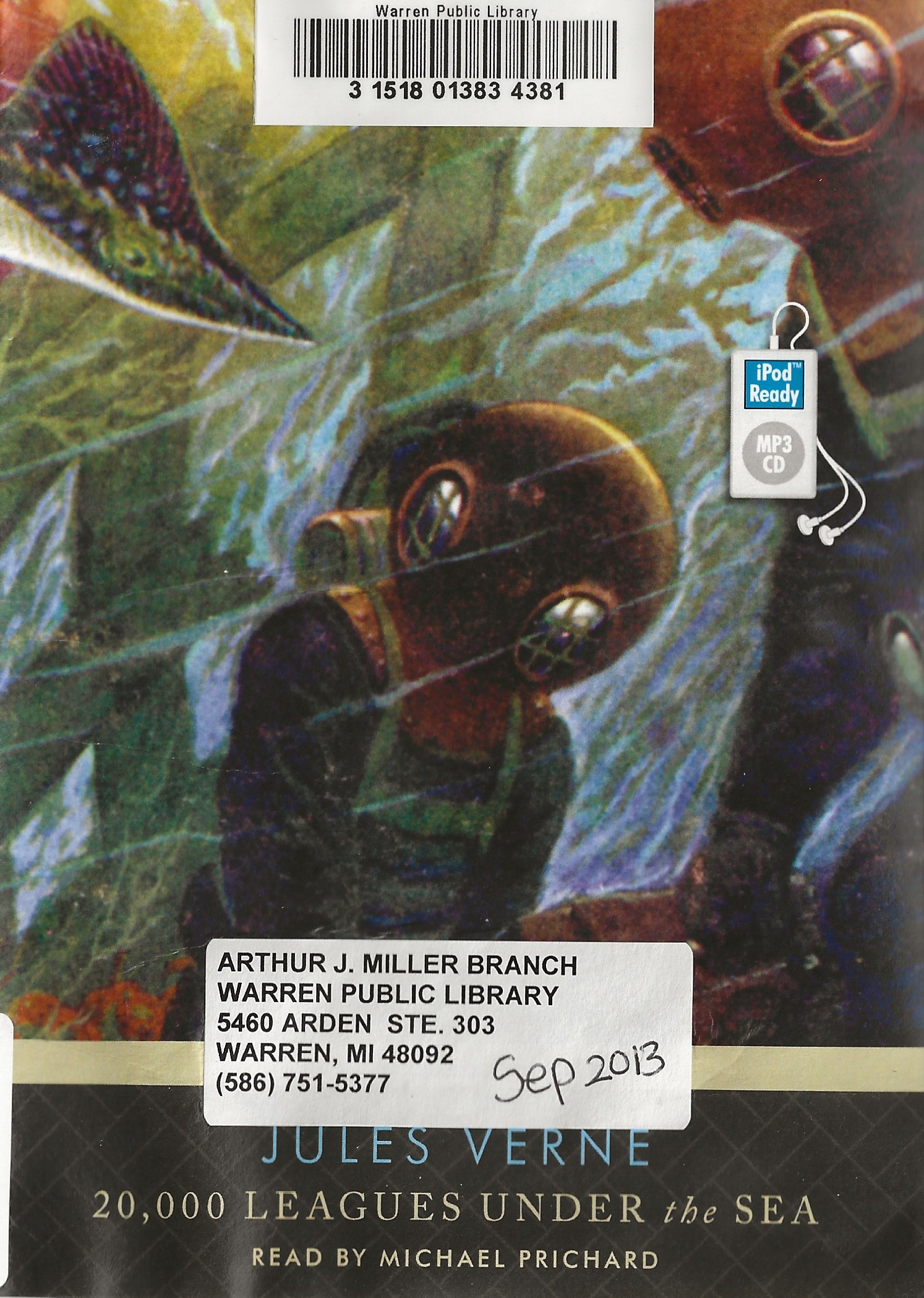 Jules Verne, Michael Prichard: Twenty Thousand Leagues Under the Sea (AudiobookFormat, English (translated from French) language, 2008, Tantor Audio)