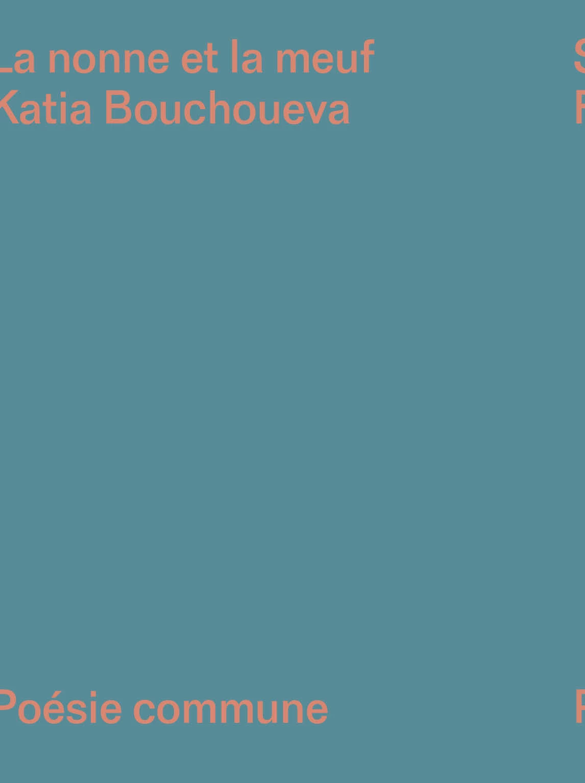 Katia Bouchoueva: La nonne et la meuf (Paperback, éditions MF)