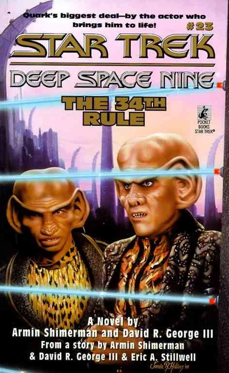 David R. George III, Armin Shimerman: The 34th Rule (Paperback, 1999, Pocket Books)