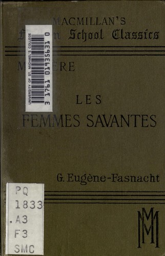 Molière: Les femmes savantes (1904, Macmillan)