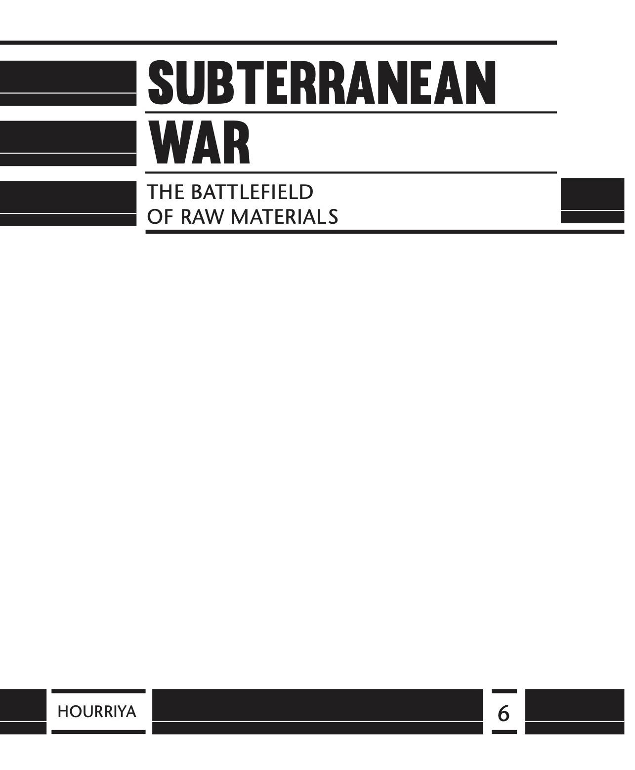 Anonymous: Subterranean War (Paperback, 2025, Aurora Editions, Hourriya)
