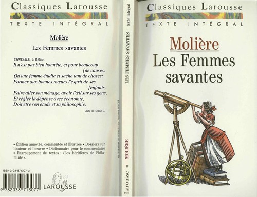 Molière: Les femmes savantes (French language, 1990, Librairie Larousse)